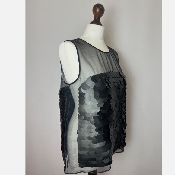 STELLA MCCARTNEY GORGEOUS SEQUIN PARTY TOP - Picture 8 of 17